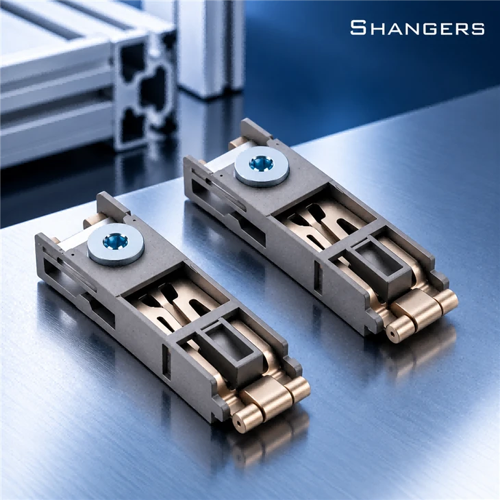 Modular Exhibition Tension Lock For Aluminum Profile Display Systems