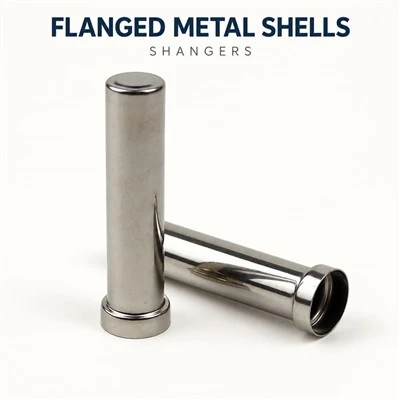 Flanged Cylindrical Metal Shells With Closed Ends